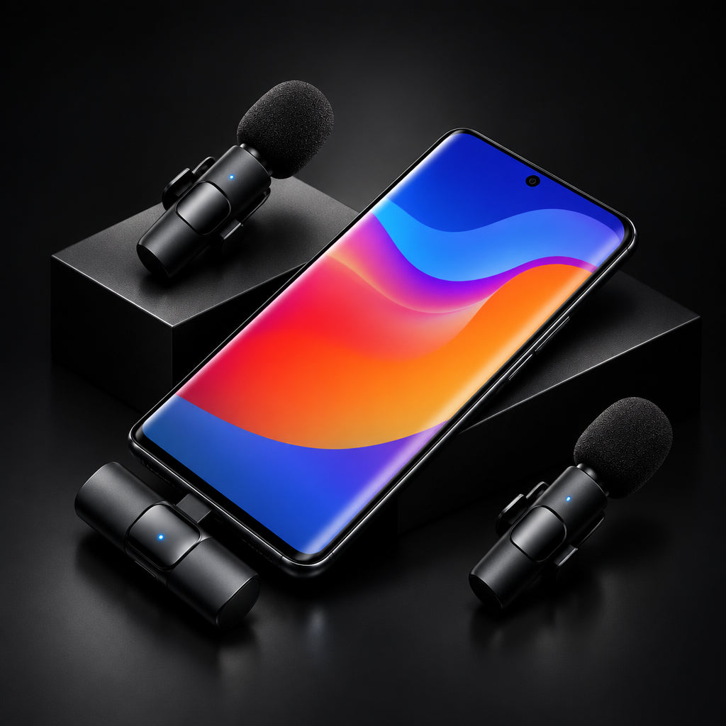 Portable Mini Wireless Lavalier Microphone