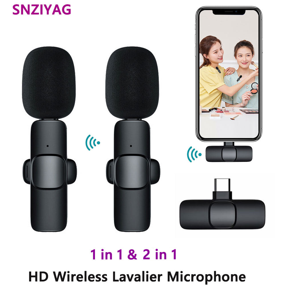 Portable Mini Wireless Lavalier Microphone