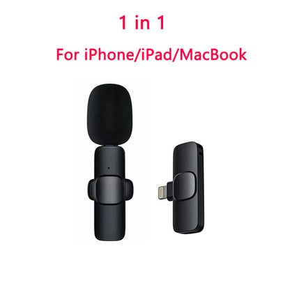 Portable Mini Wireless Lavalier Microphone